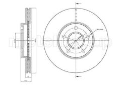 CIFAM 800760C FREN DİSKİ ÖN FORD CONNECT 02> 278x24x5DL
