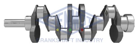 KRANK MİLİ HYUNDAI H100. H2600 2.6L D4BB TC TCI KAMYONET turbo 97-04 DÖVME ÇELİK