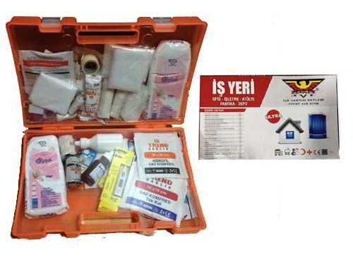 AUTO TSIY071 PLS. İŞYERİ İLKYARDIM SETİ ULTRA LUX DUVAR APARATLI - İŞ GÜVENLİĞİNE UYGUN HIRDAVAT