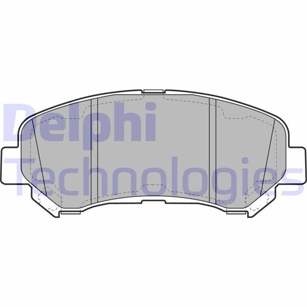 DELPHI LP2031 ÖN FREN BALATA NISSAN QASHQAI 1.5L Dci K9K dizel 1.6L 2.0L HR16 HR20 J10 06-13 / X-TRAIL 2.0L QR20 T 31 07-> 2.0L M9R T31 dizel 07-> / KOLEOS 2.0 DCI 08 >