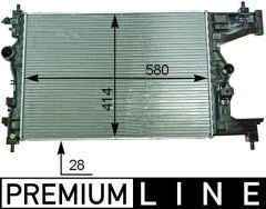 MAHLE CR2114000P MOTOR SU RADYATÖRÜ OPEL ASTRA J 09>15 1.3-1.7 A13DTE A17DTL A17DTJ