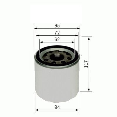 YAĞ FİLTRESİ HYUNDAI STAREX 2.5L D4BH. 4D56 TC TCI 96-08 2.5L D4CB CRDi 02-> / H-1 2.5L LIBERO 04-> / KIA BONGO K2500 2.5L D4BH TCI 04-> 2.9L CRDI K2900 08-> / SORENTO 2.5L CRDI D4CB 02-> KISA TİP