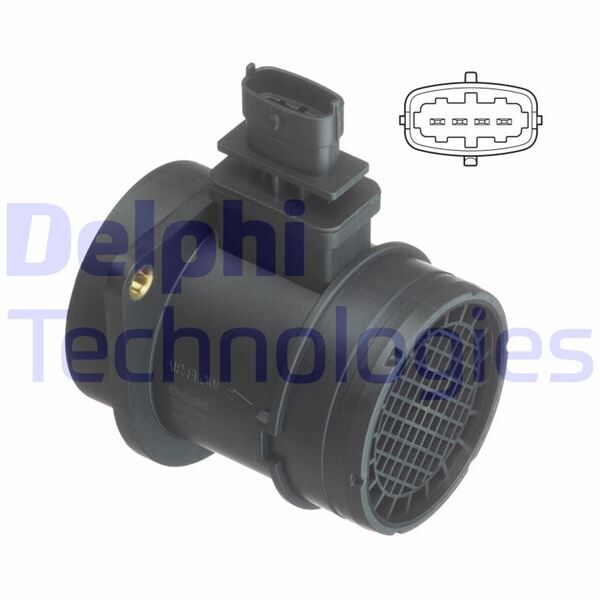 DELPHI AF10399-12B1 HAVA KÜTLE ÖLÇER DEBİMETRE DOBLO 1.3JTD-BRAVO 1.9D MTJ-STILO 1.9 MTJ-FORD KA 1.3 TDCI