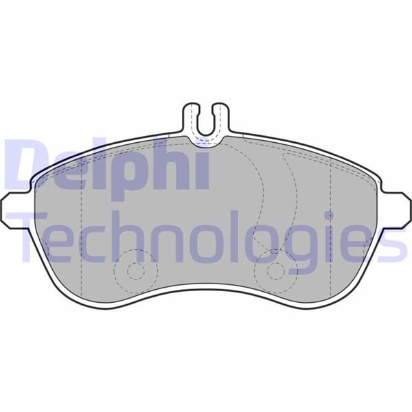 DELPHI LP2028 FREN BALATASI ON MERCEDES W204 S204 C204 C218 W212 S212 C207 A207 R172