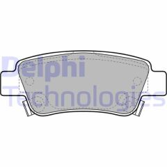 DELPHI LP2047 ARKA FREN BALATA HONDA CR-V 2.2L N22A CTDi dizel RE6 06-> / CR-V 2.0L R20 benzinli RE5 otomatik vite s 07-15 / CR-V 1.6L N16A2 RE6 İ-DTEC dizel 4x2 4x4 13->