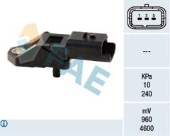 FAE 15027 EMME MANİFOLD BASINÇ MAP SENSÖRÜ PEUGEOT P107-P206-P207-P307-P406-P607-P807-P2008-P3008-PARTNER-EX PERT-BIBPER CITROEN C1-C2-C2-C3-C8-BERLINGO-NEMO-JUMPY-XSARA 1.4 HDI DV4T FORD FIESTA 1.4 TDCI
