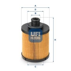 UFI 2503100 YAĞ FİLTRESİ OPEL ASTRA H-CORSA C-CORSA D-COMBO-MERIVA A-AGILA 1.3 CDTI 500 ALBEA DOBLO FIORINO PU NTO IDEA LINEA PANDA 07> MITO 09>15 YPSILON 03>12 1.3 MTJ
