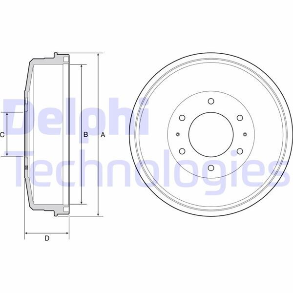 DELPHI BF559 FREN KAMPANASI ARKA L200