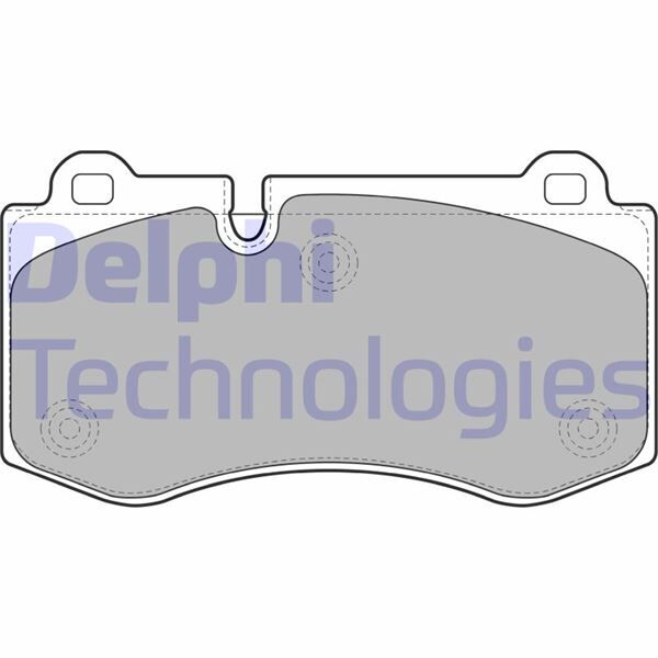 DELPHI LP1980 FREN BALATASI ON MERCEDES W211 S211 C219 W221 C216 R230