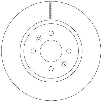 TRW DF6842 ÖN FREN DİSKİ HAVA KANALLI KIA RIO 1.1L 1.2L 1.4L D3FA 1.2L G4LA G4FA D4FC 12-17 280 çap x 4 bijo n - Takım disk fiyatıdır