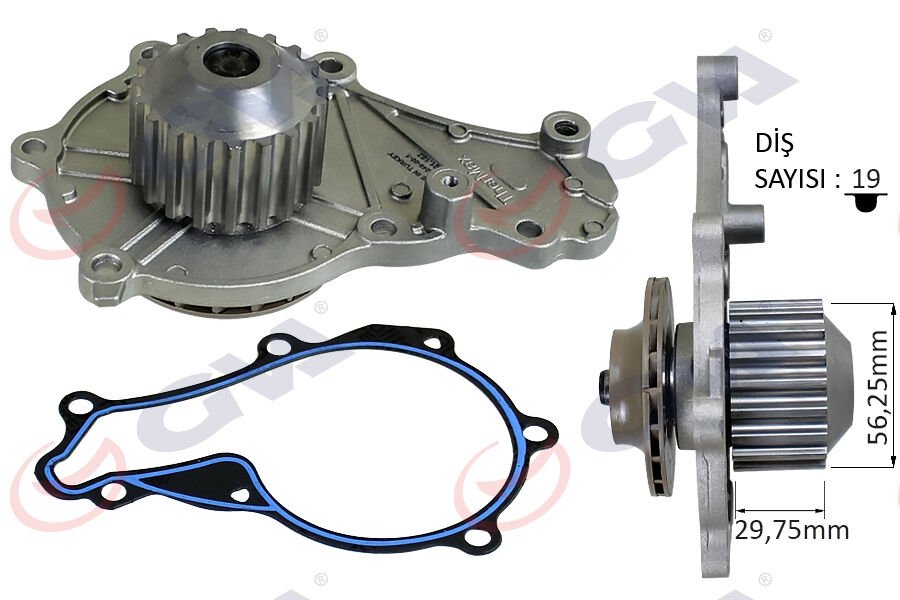 DEVİRDAİM P207-P208-P301-P308-P508-P2008-P3008-P5008 08>PARTNER-BERLINGO-RIFTER-JUMPY-C5-C4-DS4-C3-D S3-DS5-C-ELYSEE 1.6 HDI DV6C DV6DTED FOCUS 04>11 1.6 TDCI FOCUS 11>17 ECOSPORT 14> FIESTA 08>17 KUGA