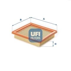 UFI 3002600 HAVA FİLTRESİ NISSAN MICRA 1.2L 1.4L CR12DE CR14DE K12 03-> 1.0L 1.3L CG10DE CG13DE K11 92-02 / NOT E 1.4L CR14DE E11 06->