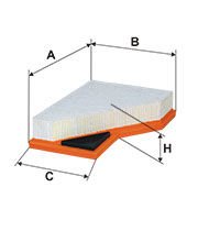 FILTRON FILT AP 192/3 MINI R50-R52-R53
 HAVA FILTRESI LX 1213