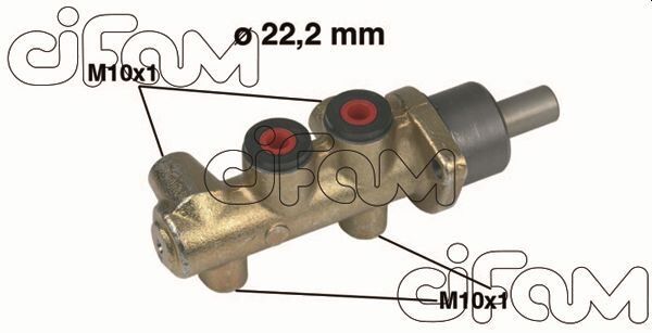 CIFAM 202217 ANA MERKEZİ PALIO 1.0-1.2 98 > ALBEA 1.098 > 22.22mm
