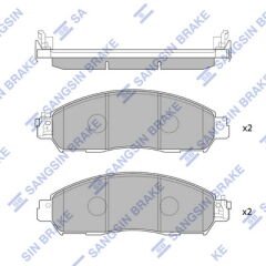 SANGSIN SP4080 ÖN FREN BALATA NISSAN NAVARA 2.3L YS23 D23 16->