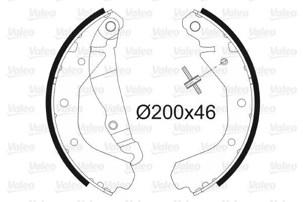 VALEO 562038 ARKA PABUÇ BALATA VECTRA A 1.8 88-95 ASCONA C KADDET D E
