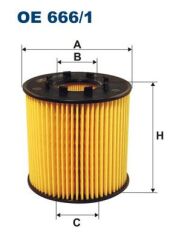 FILTRON OE666.1 YAĞ FİLTRESİ MASTER II-III-MOVANO 00 >TRAFIC II 03 > LAGUNA II 01 > VIVARO 03 > 2.2DTI-2.2DCI-2.5DCI