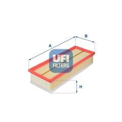 UFI 3021000 HAVA FİLTRESİ PARTNER 06- -BERLINGO 05- -P206 04- -P207 06- -P307 04- -P308 07- C3-C4 1.6HDI