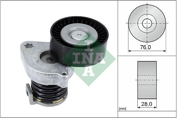 INA 534037010 KAYIS GERGI RULMANI MERCEDES W204 S204 C204 CL203 C209 W212 C207 R171 R172 KUTUKLU