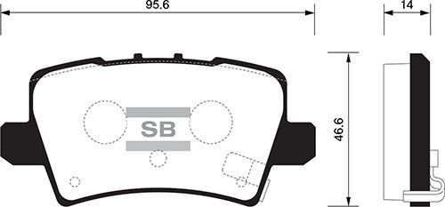 SANGSIN SP1570 ARKA FREN BALATA HONDA CIVIC 1.8L R18A VTEC FK2 Hatchback 06-> / 1.4L L13Z1 FK1 sport 09->