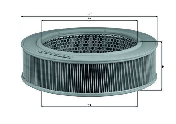 MAHLE LX264 HAVA FILTRESI MERCEDES OM615 OM616 OM617 W123 S123 B601 B602
