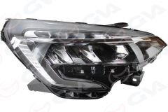 GVA 2014028 FAR LEDLİ SAĞ MOTORLU RENAULT CLIO V 19>23 KROM ÇITALI