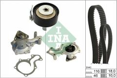 INA 530095930 TRİGER SETİ DEVİRDAİM FORD FİESTA-FOCUS-CMAX 12> 1.0 ECOBOOST DİŞ:116-GENİŞLİK:18 DIS SAYISI 116 GENIS 18MM 46 DIS