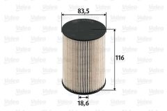 VALEO 587919 YAKIT FİLTRESİ CADDY III-GOLF V-JETTA III-OCTAVIA-TOLEDO III-LEON-ALTEA-A3 1.9TDI-2.0TDI