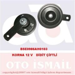 BOSCH 0986AH0103 KORNA 12 V DİDİT ÇİFTLİ