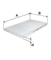 FILTRON FILT K 1036 A6 POLEN FILTRESI E915LI-LA 58   (KARBONSUZ)