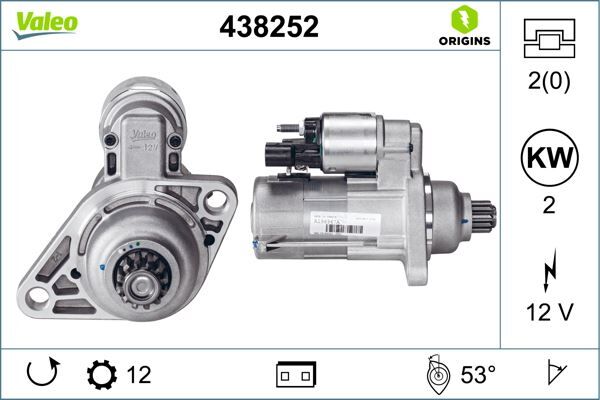VALEO 438252 MARŞ MOTORU VAG