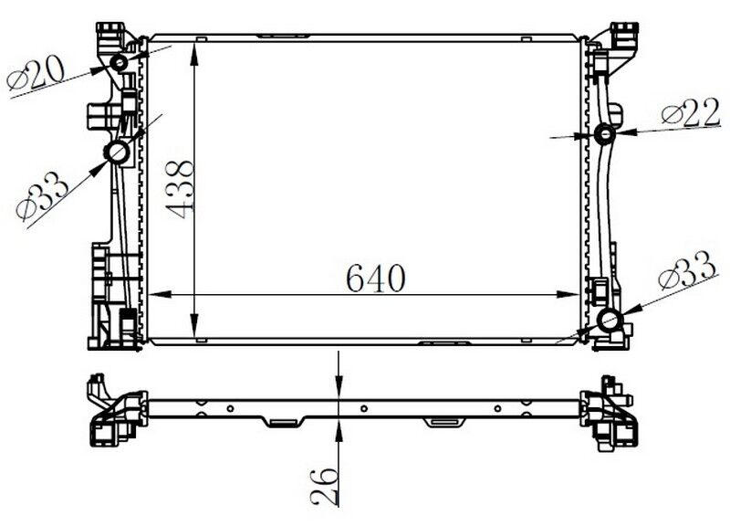 ORIS BME156026 MOTOR SU RADYATORU MERCEDES W176 W246 C117 X117 X156