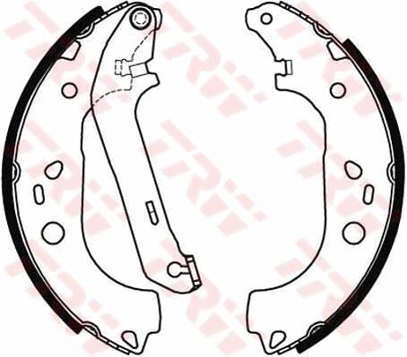 TRW GS8471 ARKA PABUÇ BALATA TRANSİT TOURNEO CONNECT 1.8 1.8Dİ 1.8TDCİ 02-12.2013 228x57