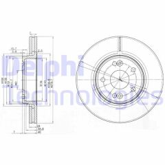 ÖN FREN DİSKİ RENAULT LAGUNA II 01>07 280x21.8 HAVALI 5 DELİK