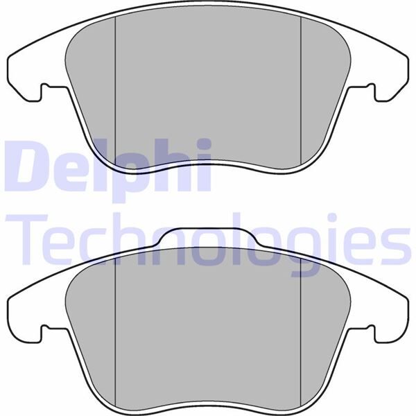 DELPHI LP3175 ÖN FREN BALATASI CORSA F e 19> MOKKA e 20> 208 19> 2008 19> C4 20> DS3 18>