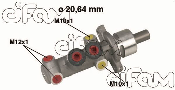 CIFAM 202319 FREN ANA MERKEZİ RENAULT CLIO II 98> CLIO SYMBOL 00> SYMBOL II 08> 20.64 mm