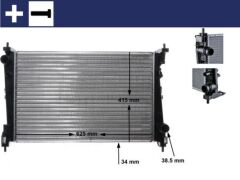 MAHLE CR1112000S RADYATÖR CORSA D 05>PUNTO 05>BRAVO II 07>1.3 JTD-1.7CDTI MEK AC KLİMASIZ 620x395x27