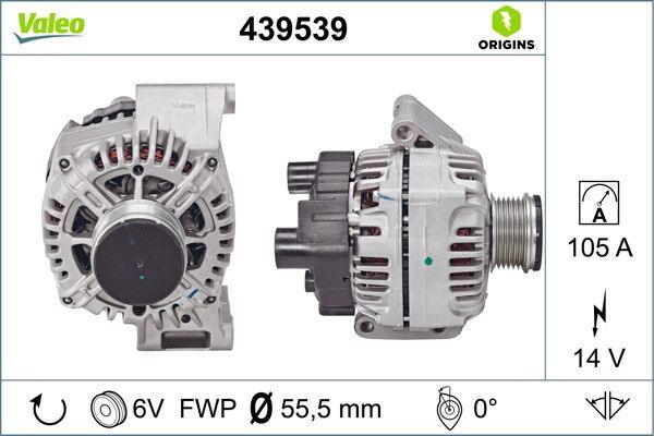 VALEO 446751 ALTERNATÖR KOMPLE 105amp OPEL ASTRA G-H CORSA C-COMBO C-AGILA-MERIVA A-B VECTRA B-OMEGA-AGILA 1.2- 1.3-1.4-1.6 16V FIAT LİNEA-DOBLO-FIORINO 1.3 MTJ