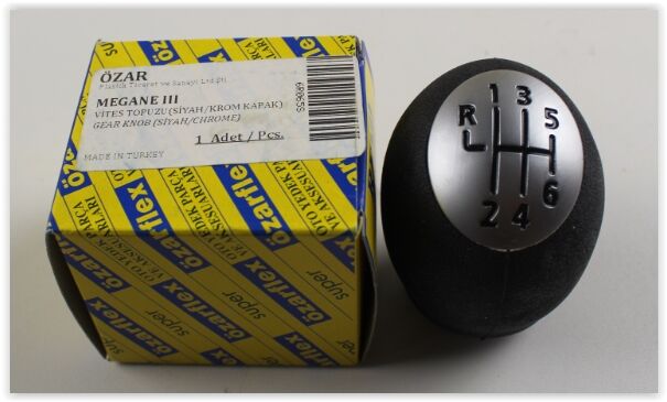 6R069 VİTES TOPUZU MGN III-FLUENCE YM. SİYAH-KROM