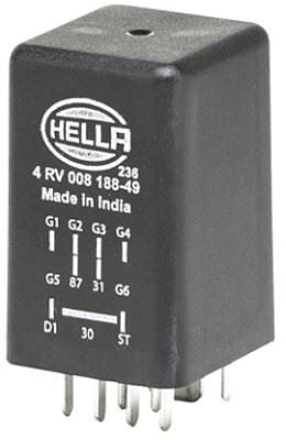 HELLA 4RV008188491 KONTROL ÜNİTESİ ISITMA BUJİSİ 9 KUTUPLU 12V VW