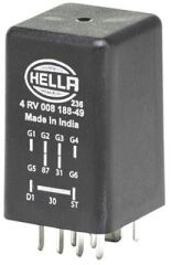HELLA 4RV008188491 KONTROL ÜNİTESİ ISITMA BUJİSİ 9 KUTUPLU 12V VW