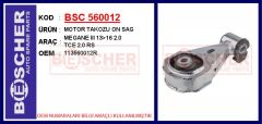 BSC 560012 MOTOR TAKOZU ON SAG MEGANE III 13>16 2.0 TCE 2.0 RS