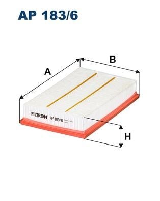 FILTRON AP183.6 HAVA FİLTRESİ VW-SKODA-SEAT-AUDİ-GOLF7-PASSAT-ARTEON-POLO-TIGUAN-T-ROC-A3-LEON-OCTAVIA 18> DACA-DAD A-DFYA-DHFA-DPBA-DPBC-DRBA 1.5 TSI