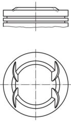 MAHLE 011PI00111000 PİSTON SEGMAN STD ASTRA H-J INSIGNIA A-MOKKA-ZAFIRA B-TRAX-CRUZE-AVEO 1.6 16V A/B/Z16XER-LDE 79mm