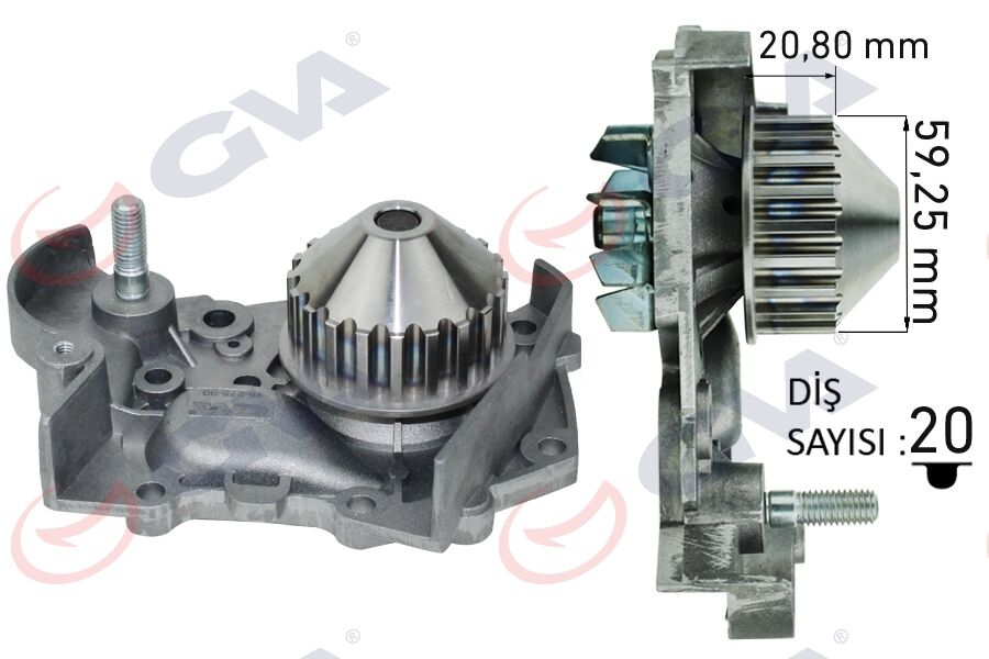 GVA 5212160 DEVİRDAİM R19-R9-CLIO-EXP 1.4 ENJ. E6J-E7J PA412