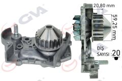 GVA 5212160 DEVİRDAİM R19-R9-CLIO-EXP 1.4 ENJ. E6J-E7J PA412