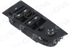 GVA 8099019 CAM AÇMA ANAHTARI ÖN SOL SİYAH ÇERÇEVELİ KATLAMASIZ BMW E90 LCI