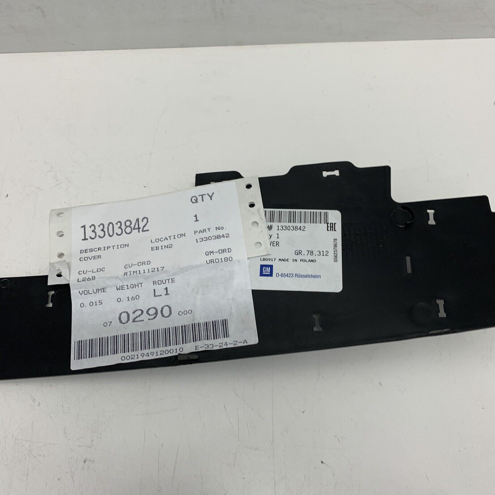 OE-OPEL 13303842 ASTRA J ÖN TAMPON PANJUR ALT KAPAGI BÜYÜK