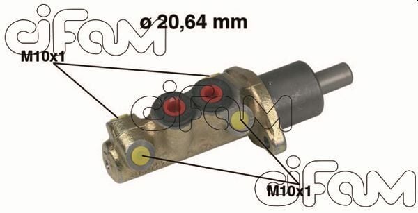 CIFAM 202039 ANA MERKEZ R19 I-II-MGN I 96-03 CLIO 90-98 P106 91-96 -TOLEDO 91-99 -POLO 81-94 20.64mm