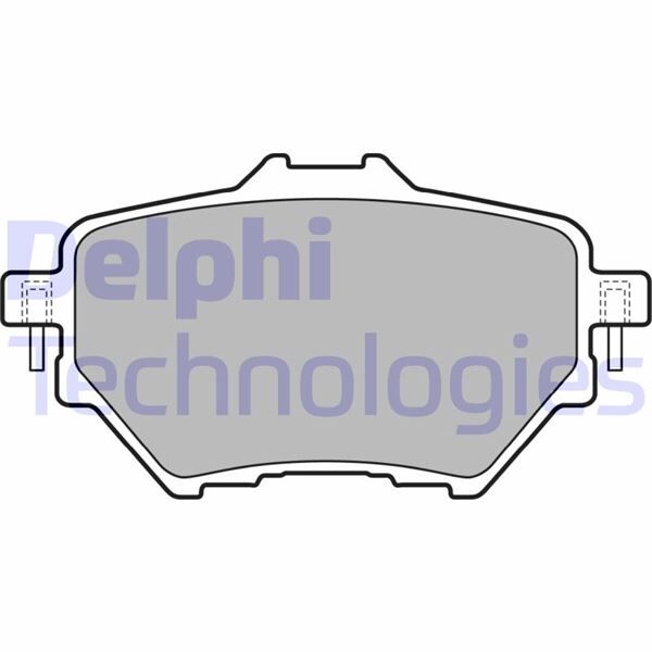 DELPHI LP2505 ARKA FREN BALATASI ASTRA L 21> COMBO E 18> GRANDLAND 17> MOKKA e 20> C4 18> C4 e 22> BERLINGO 18> PARTNER 18> RIFTER 18> 508 18> 308 II-III 13> 3008 16> 408 22> DS4 II 21> 268mm / PROACE CITY 21>